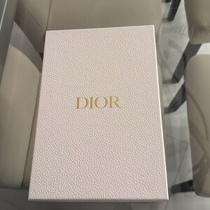 Authentic Dior women’s shoe box (empty) with Dior authenticity card